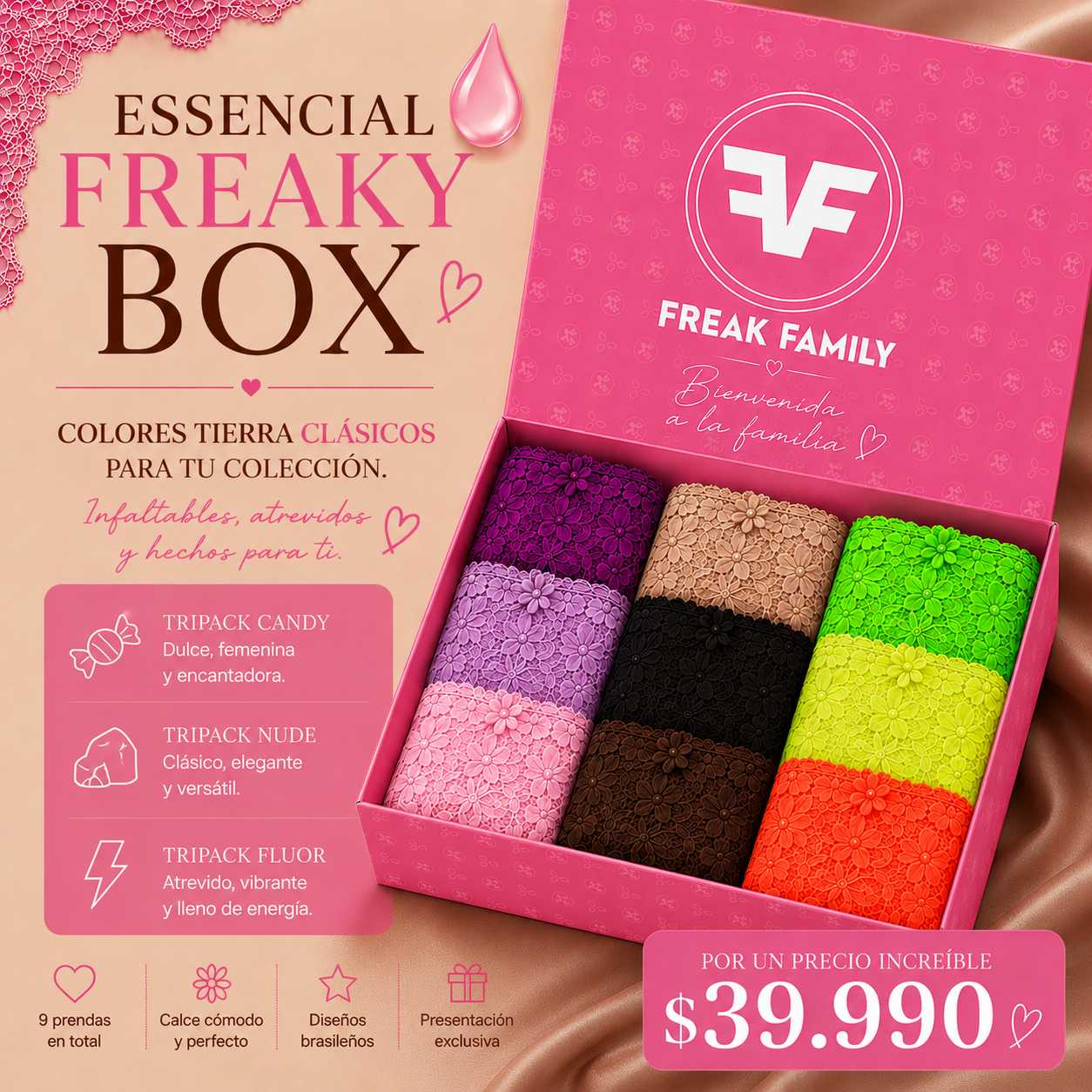 🌸 FREAKY ESSENCIAL BOX