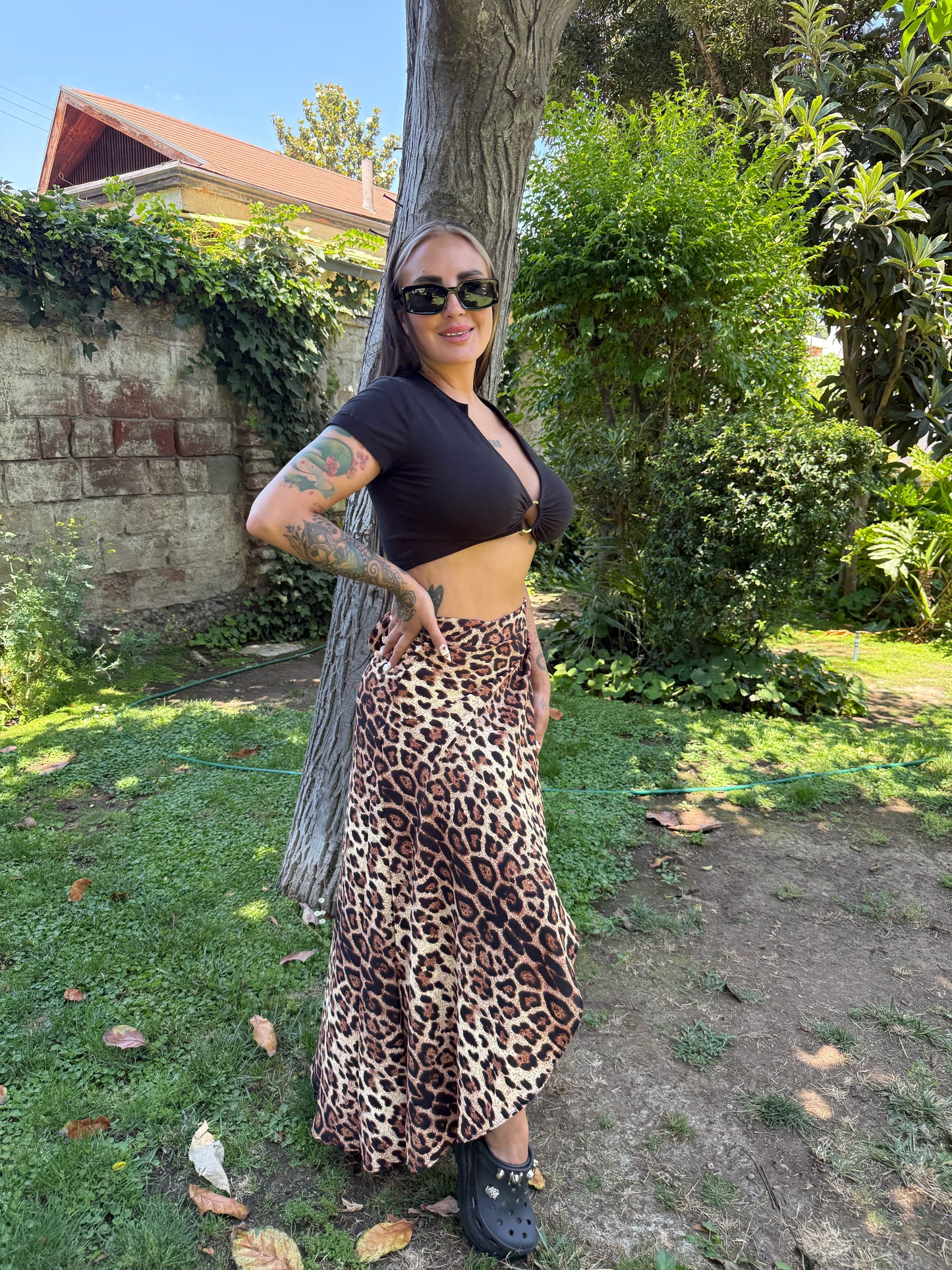 Maxi Falda Ajustable - Animal Print Salvaje