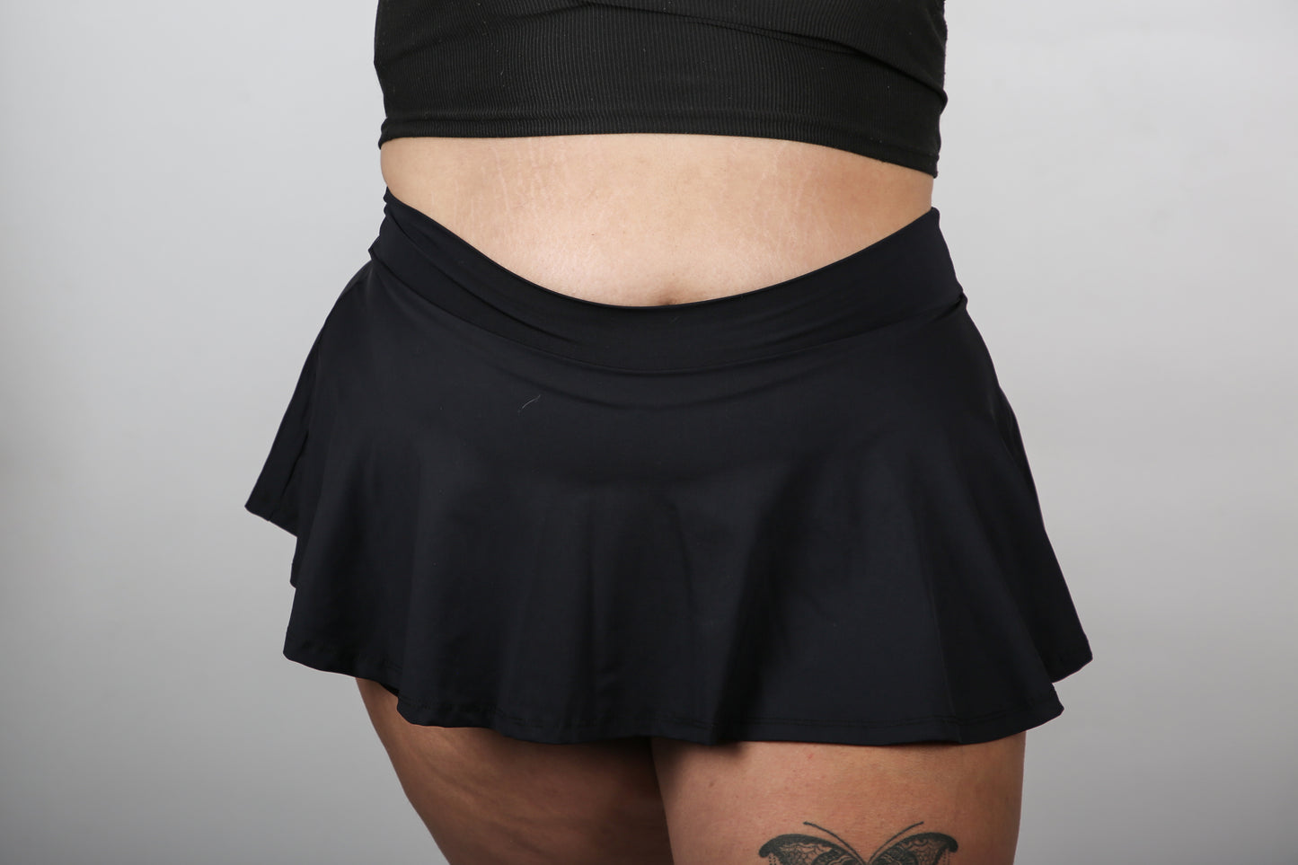 Falda Short Tenis Negra