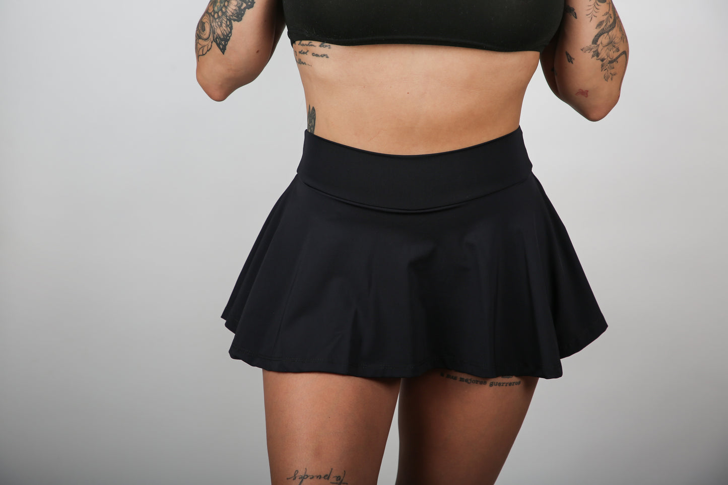Falda Short Tenis Negra