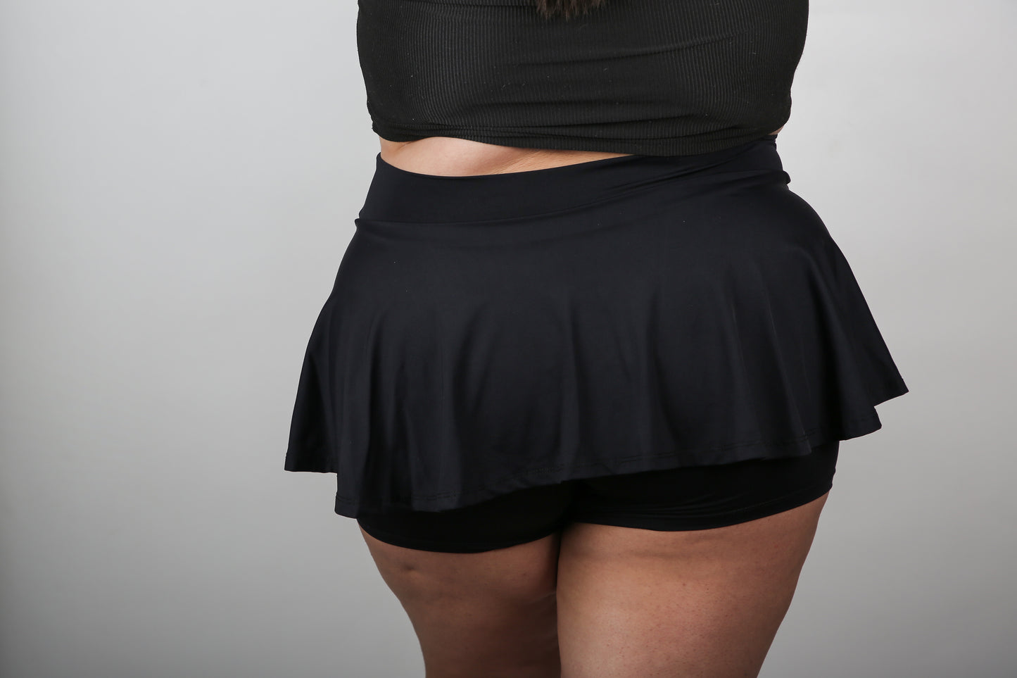 Falda Short Tenis Negra
