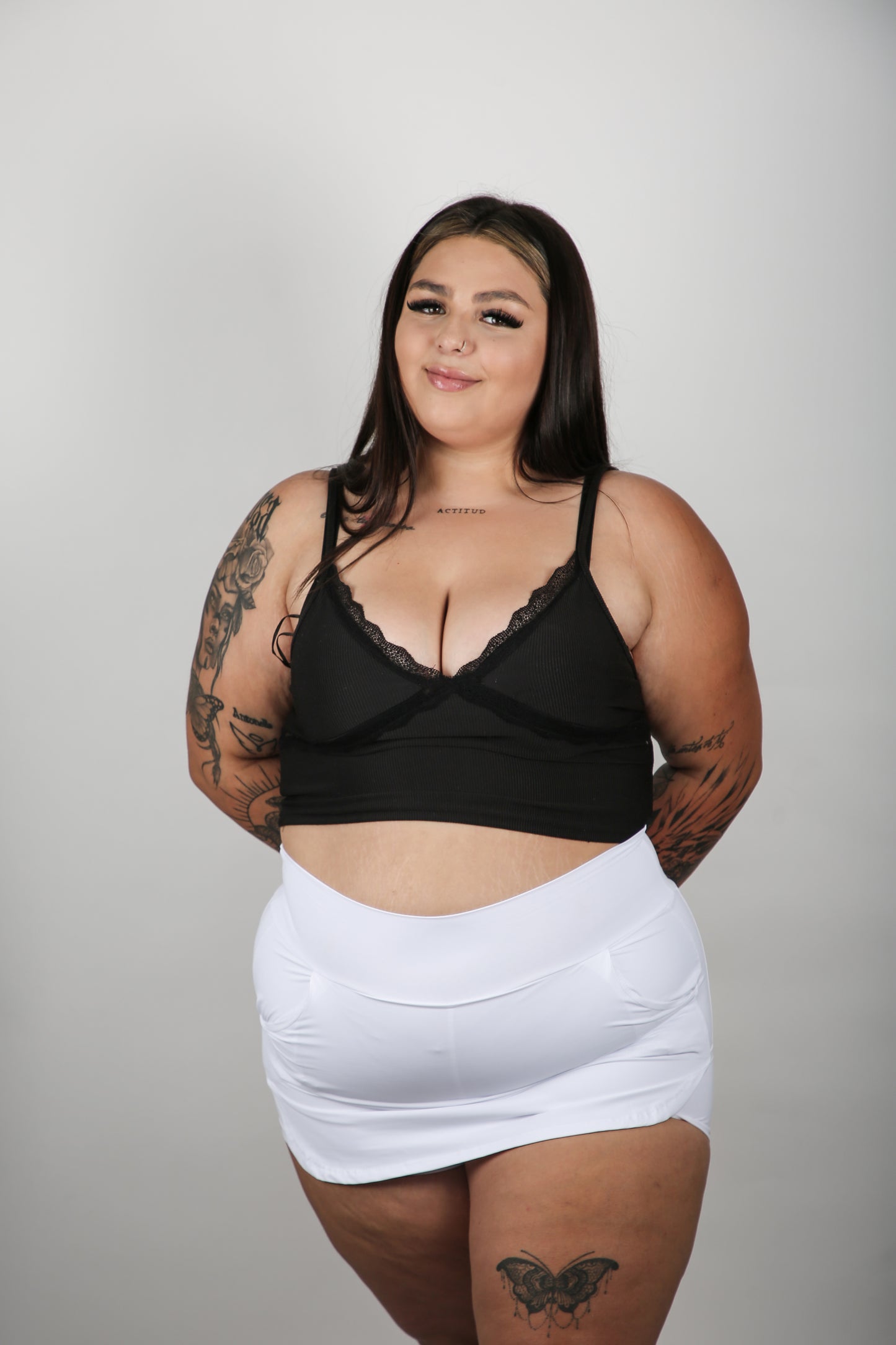 Falda Short Sport Blanca