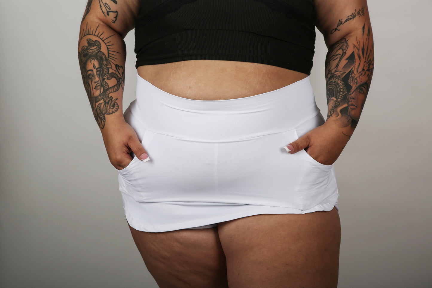Falda Short Sport Blanca