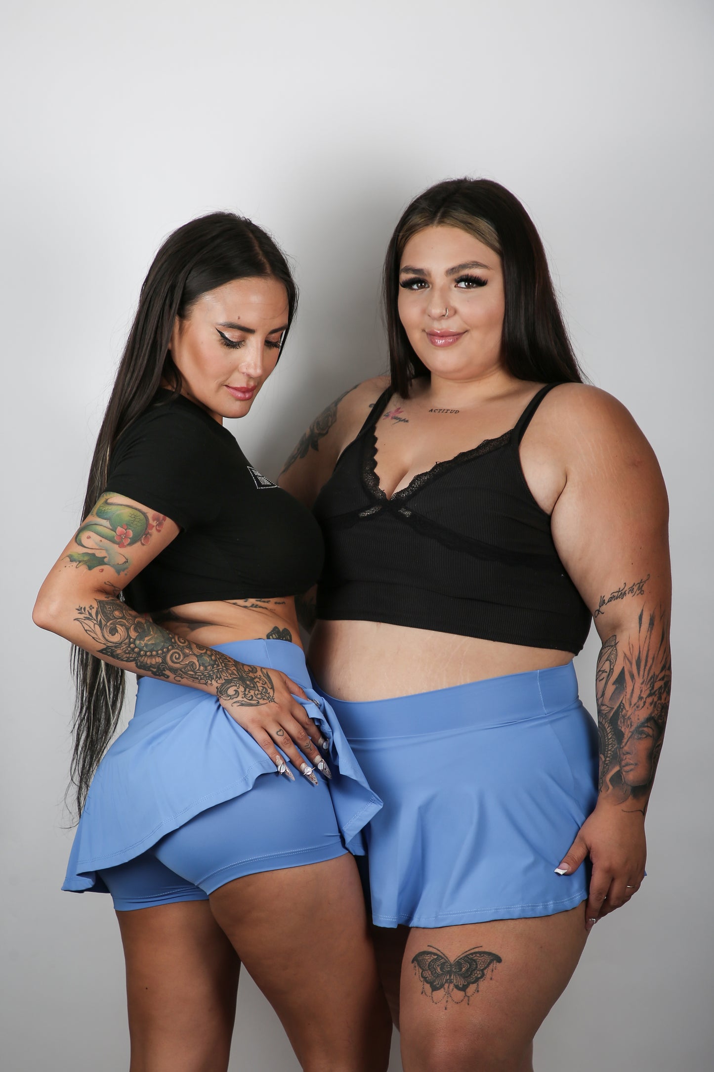 Falda Short Tenis Azul