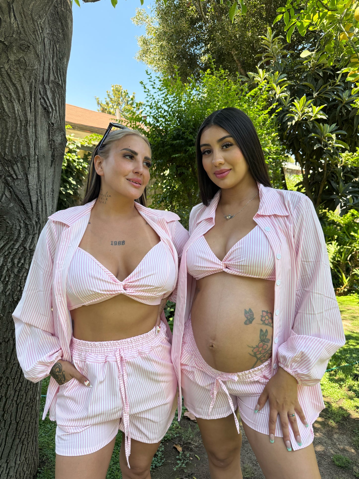 Conjunto 3 piezas Rosado