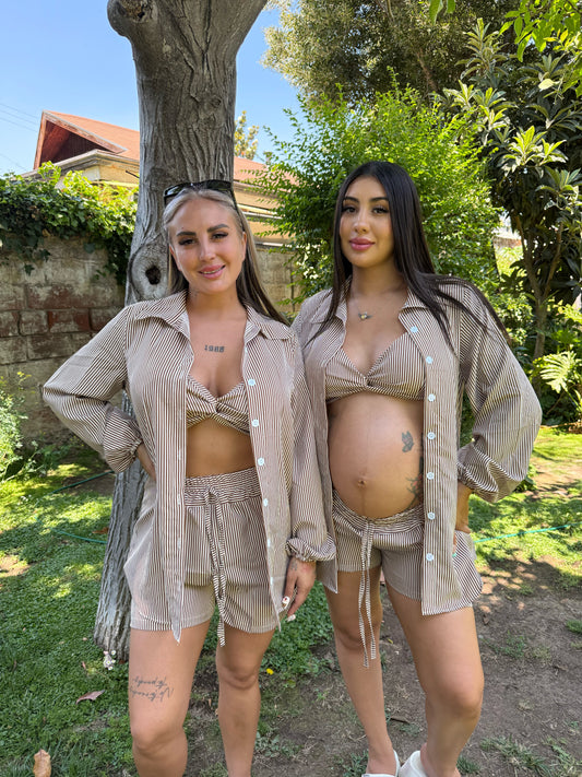 Conjunto 3 piezas Cafe Oscuro