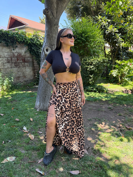 Maxi Falda Ajustable - Animal Print Tribal