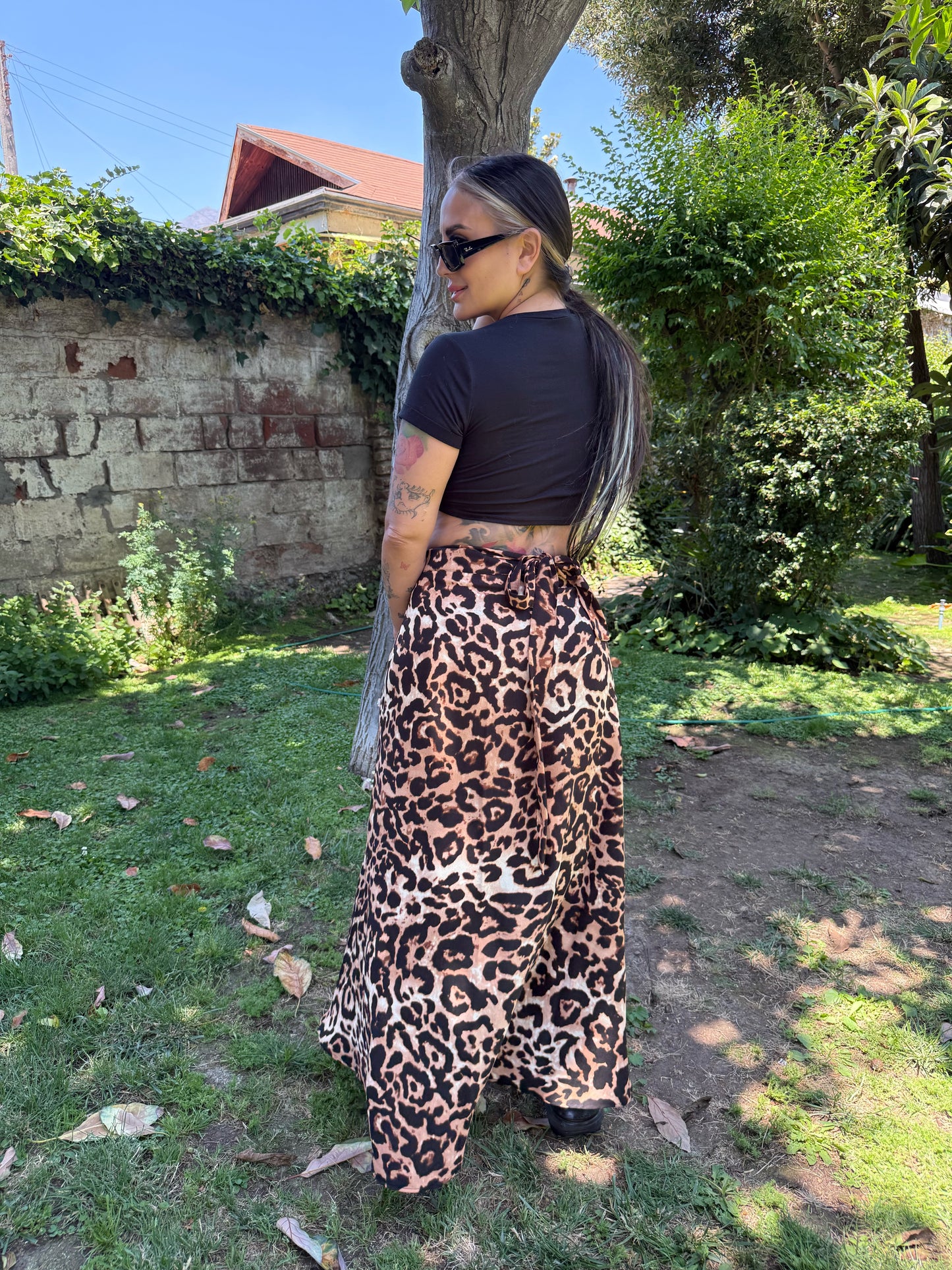Maxi Falda Ajustable - Animal Print Tribal