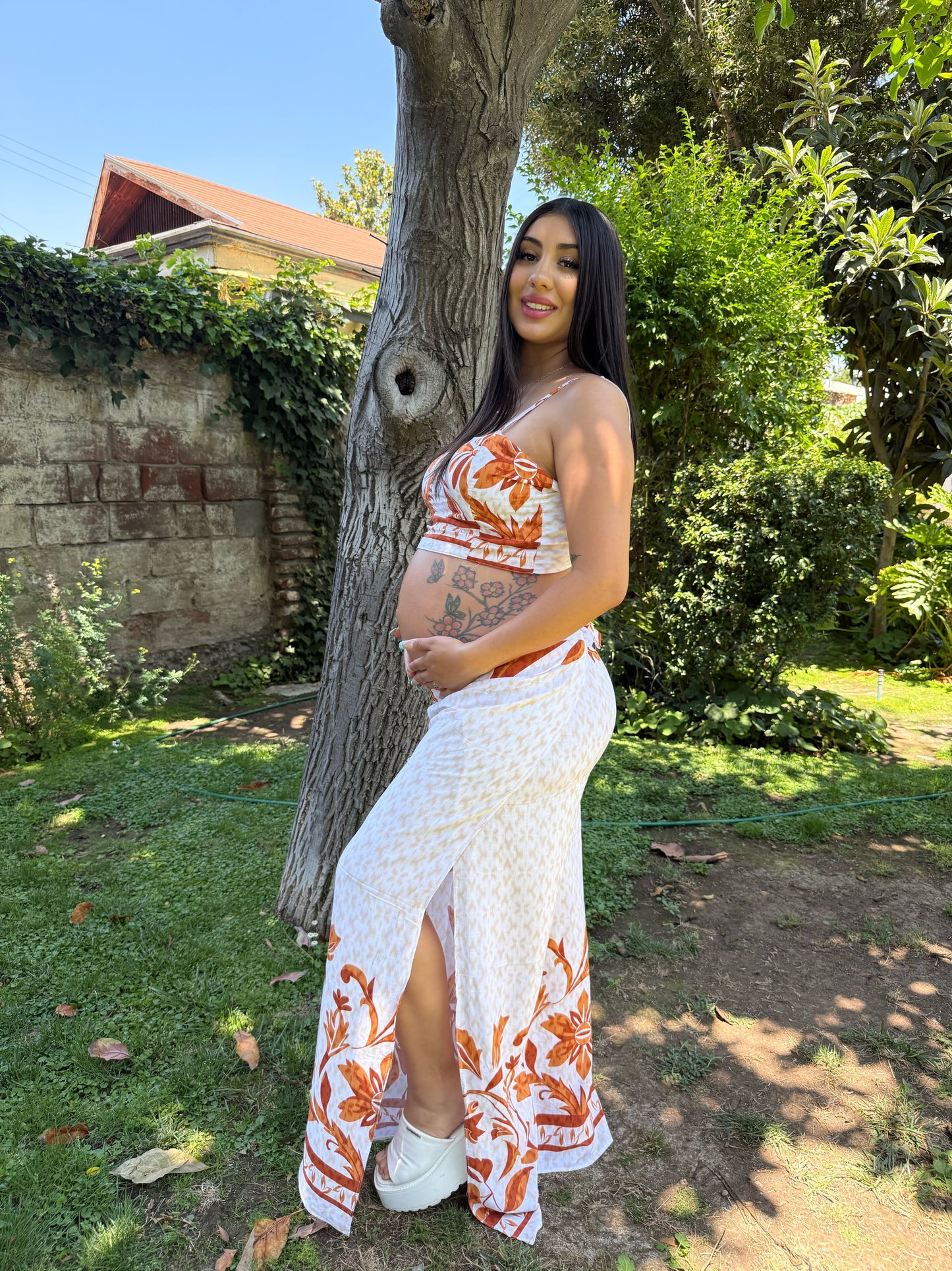 Conjunto HippieChic Crema-Caramelo