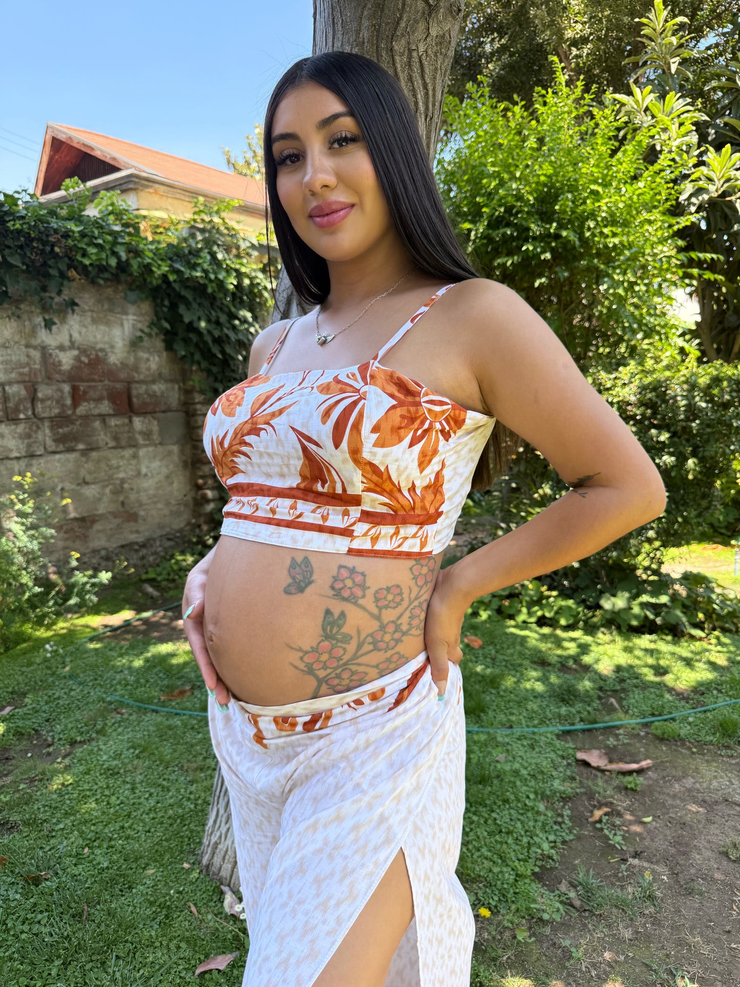 Conjunto HippieChic Crema-Caramelo