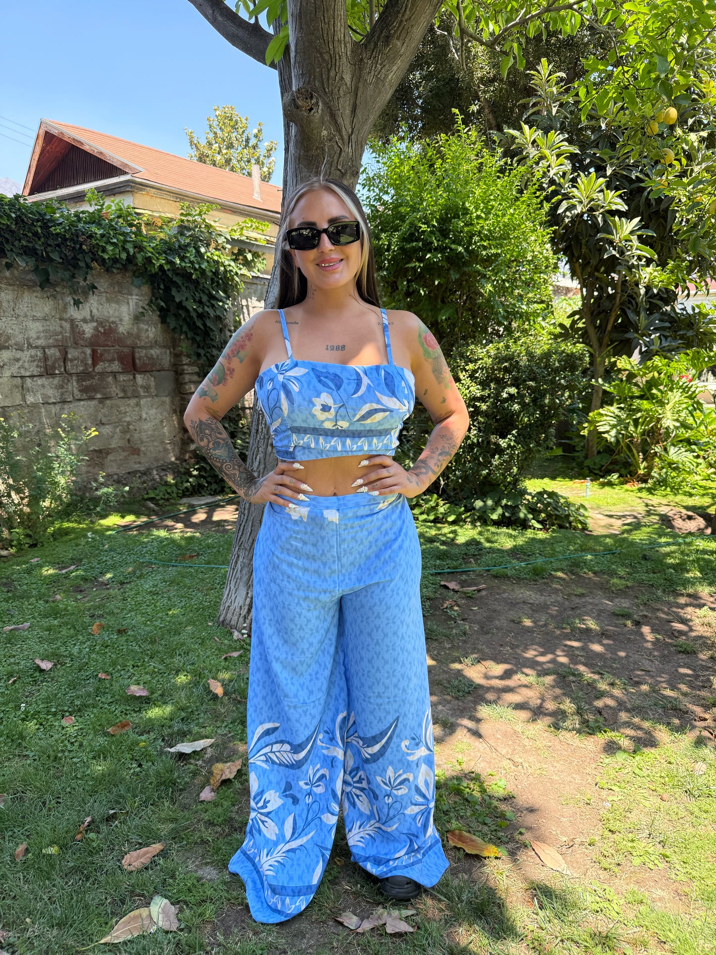 Conjunto HippieChic Celeste