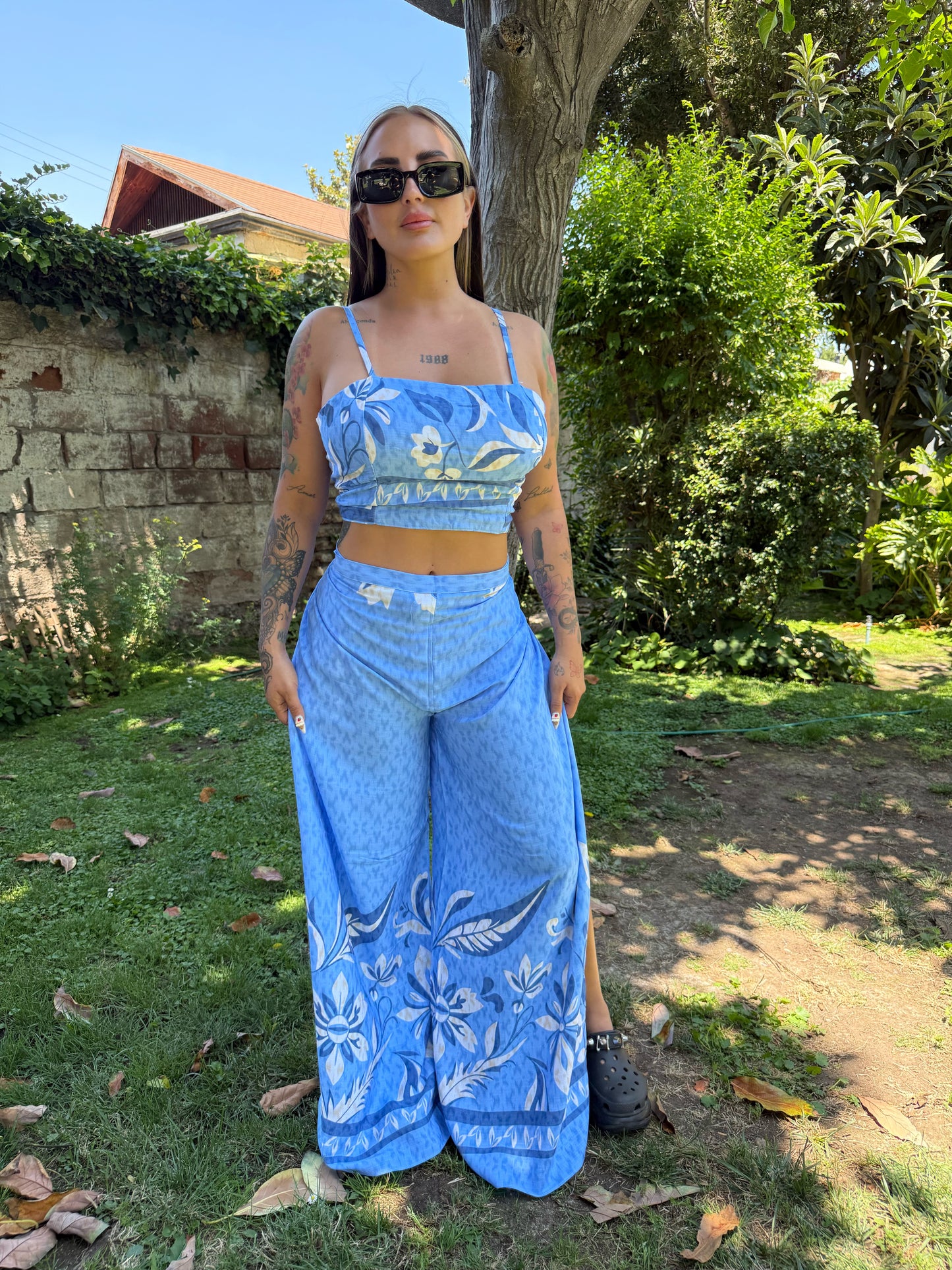 Conjunto HippieChic Celeste