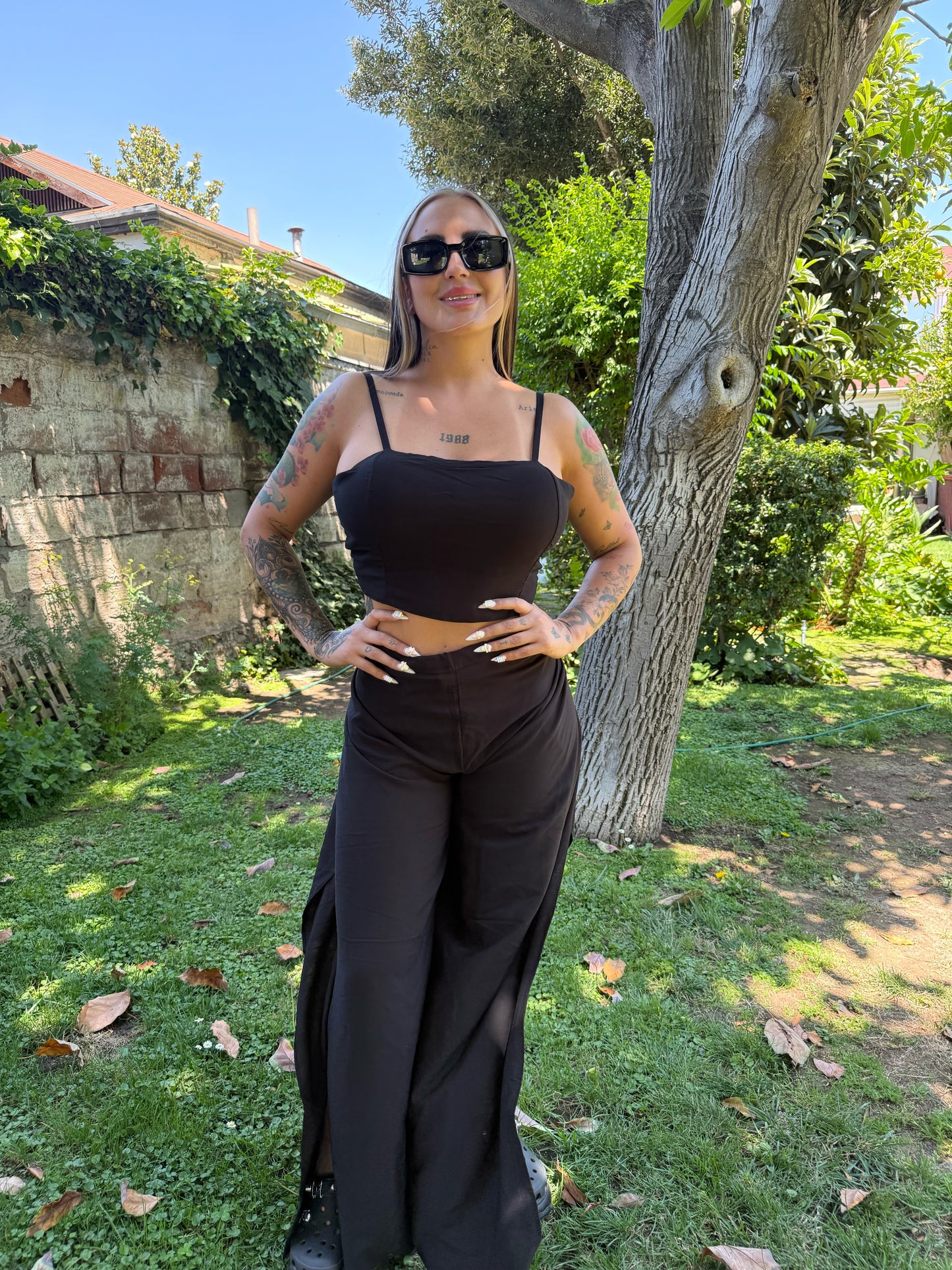 Conjunto HippieChic Negro