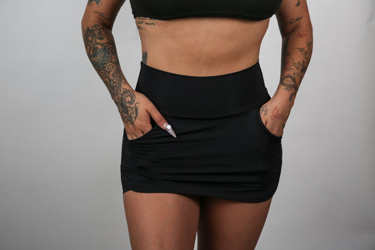 Falda Short Sport Negra